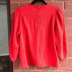 Anthropologie Puff Sleeve Top